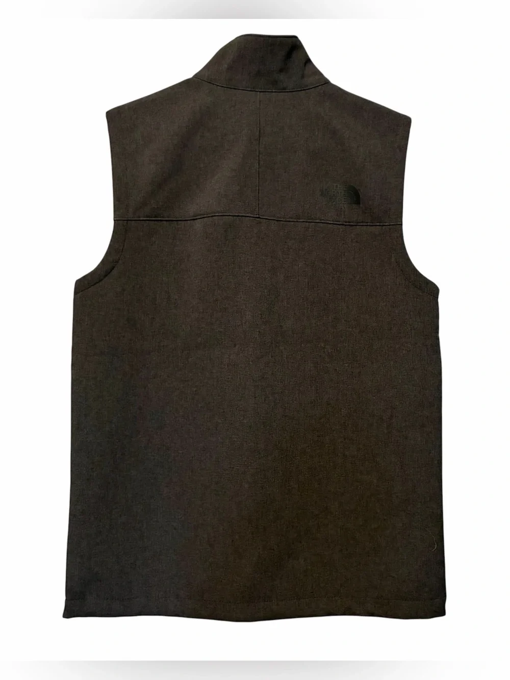 The North Face Windwall Sleeveless Full Zip Hiking Vest Men's Small Dark Gray